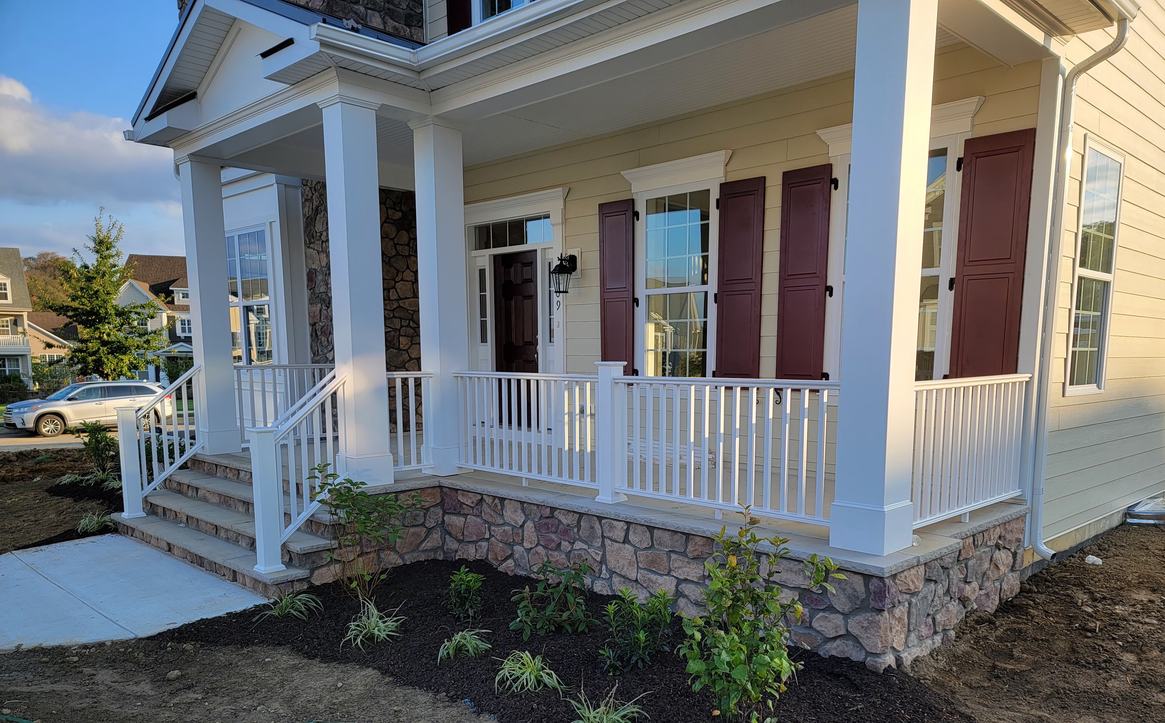 Finished exterior project