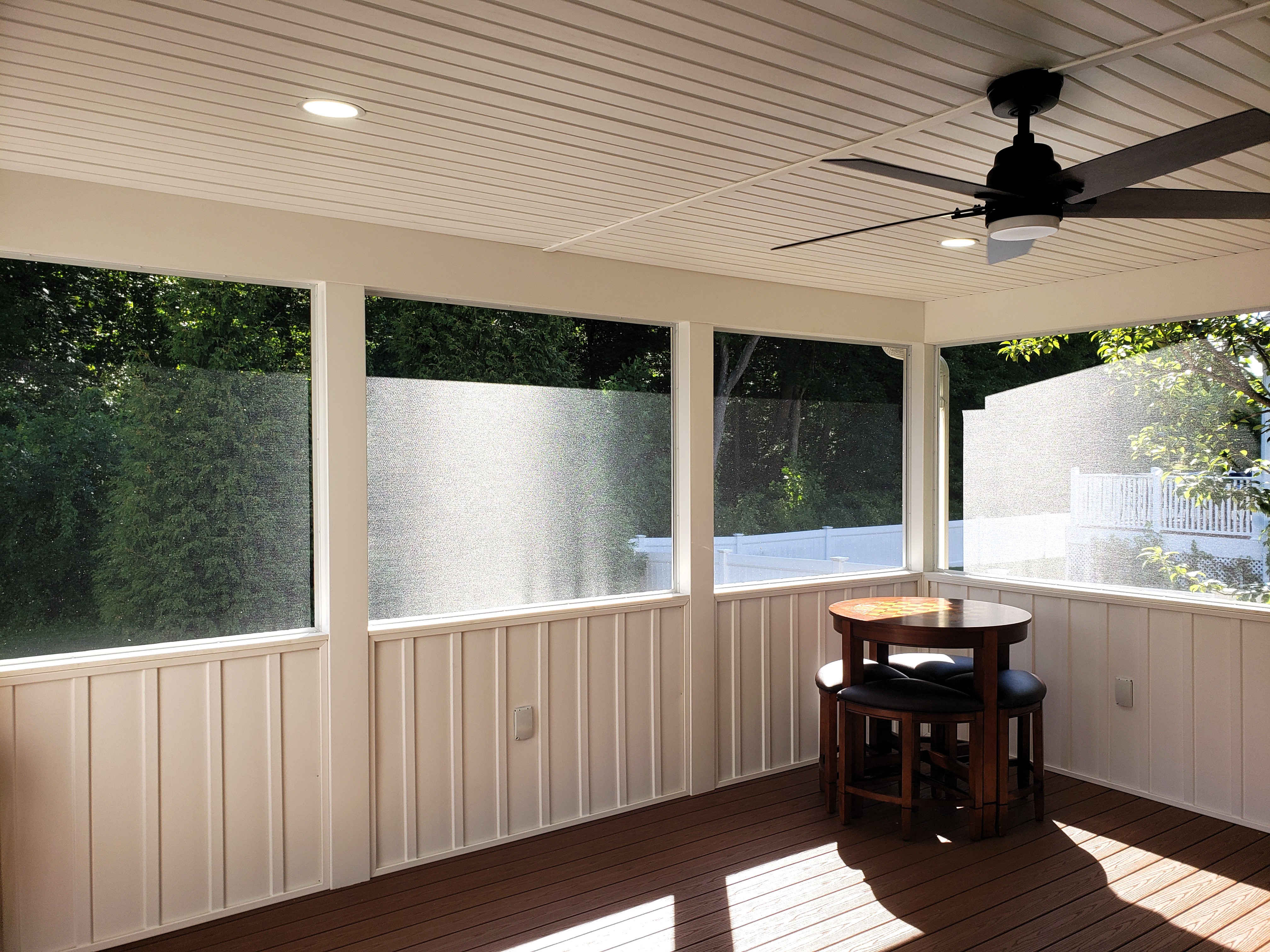 Completed addition or garage project