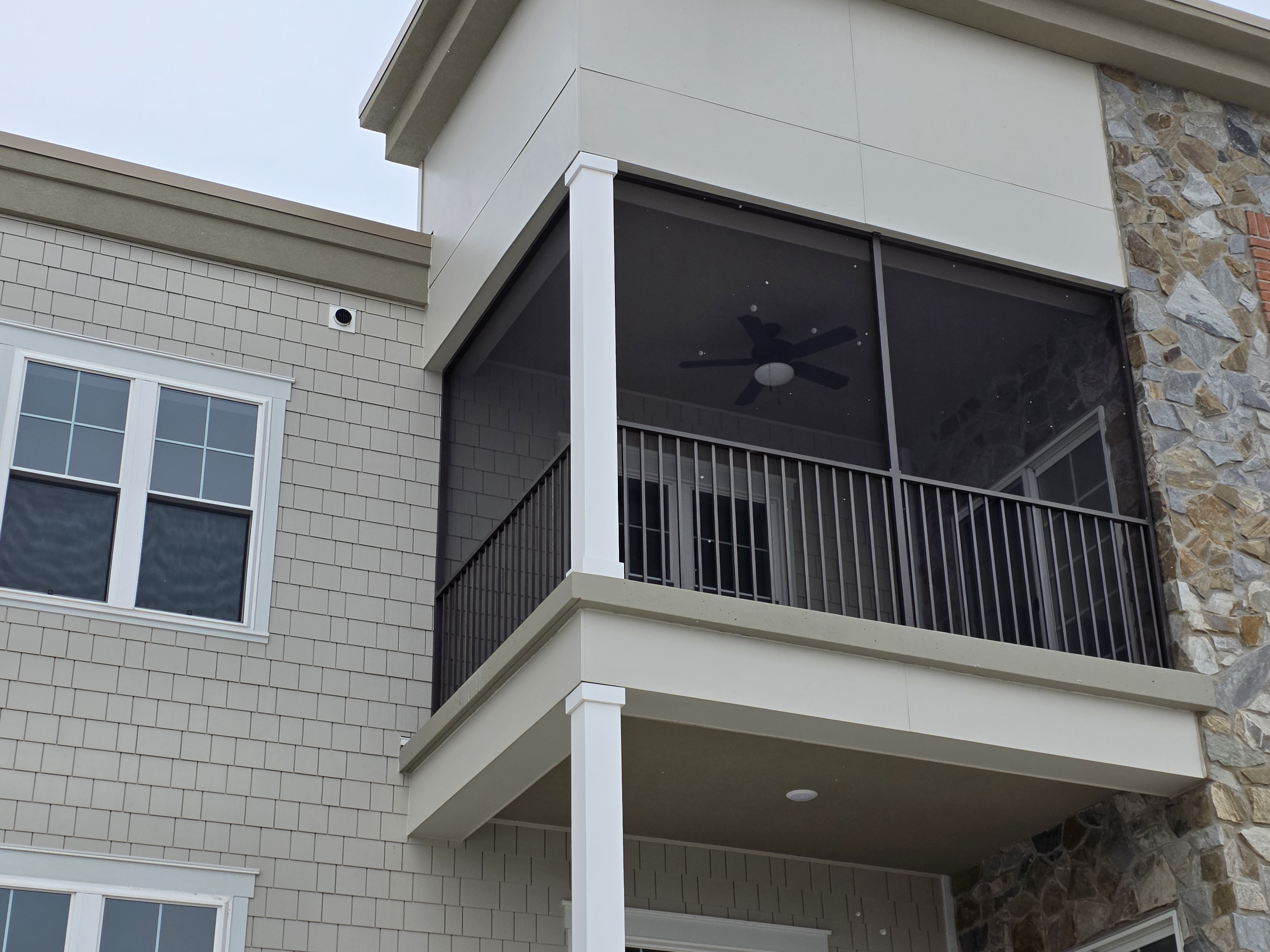 Commercial-style exterior work